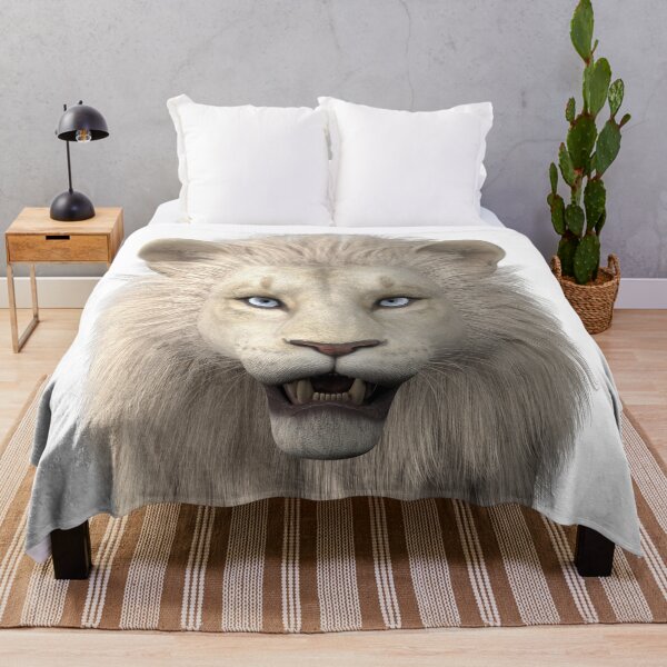 Item preview, White Lion Face designed and sold by Mythos57.