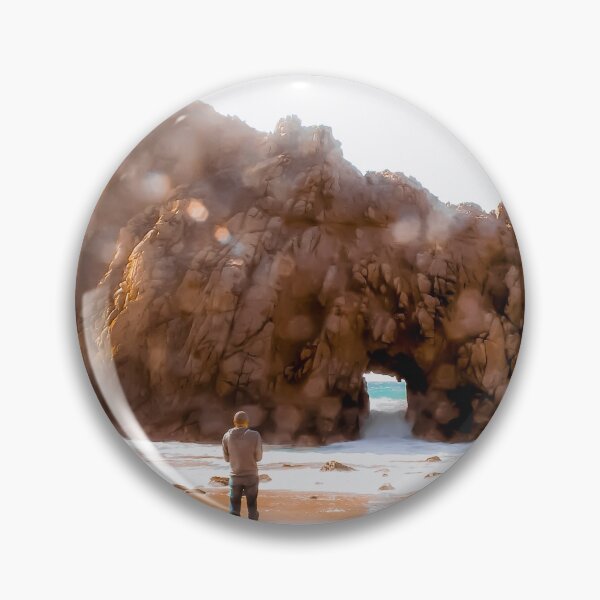 Item preview, Big stone and sandy beach at Pfeiffer beach, Big Sur, California, USA designed and sold by Mrvell.