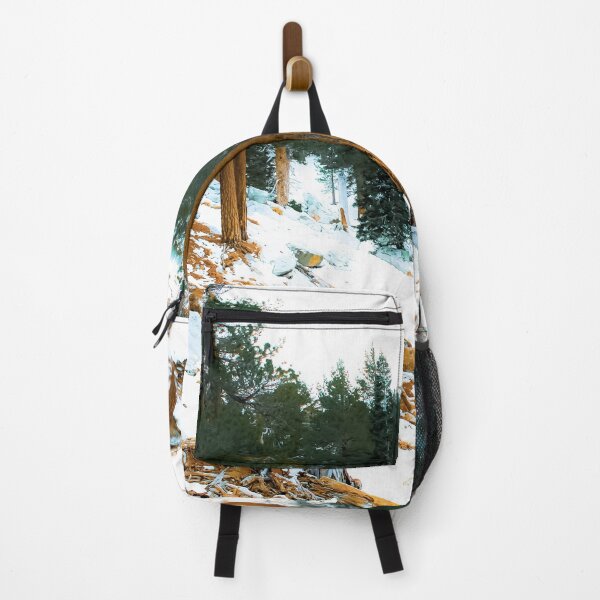 Item preview, green pine tree with snow on the mountain at Palm Springs Aerial Tramway, California, USA designed and sold by Mrvell.