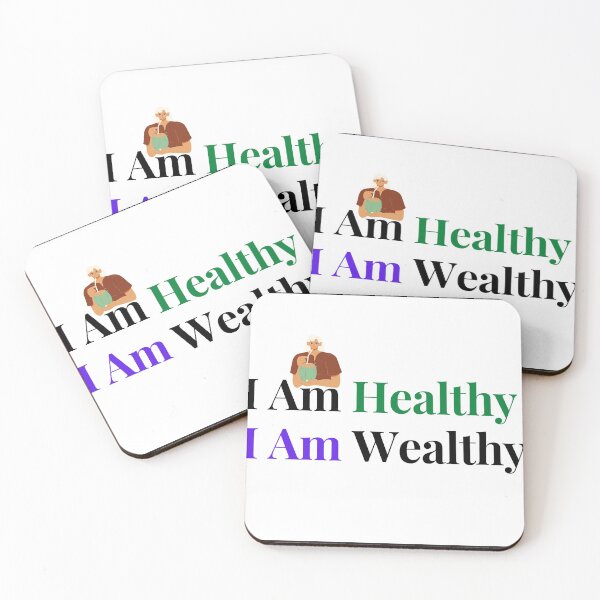 Item preview, I Am Healthy I Am Wealthy designed and sold by jlicero.