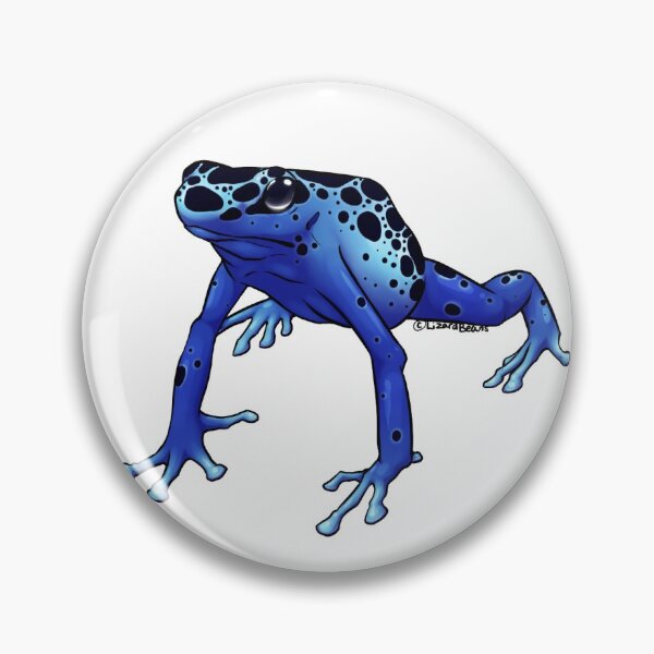 Item preview, Blue Poison Dart Frog designed and sold by LizardBeans.