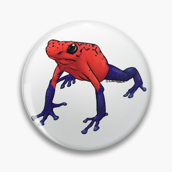 Item preview, Strawberry Poison Dart Frog designed and sold by LizardBeans.