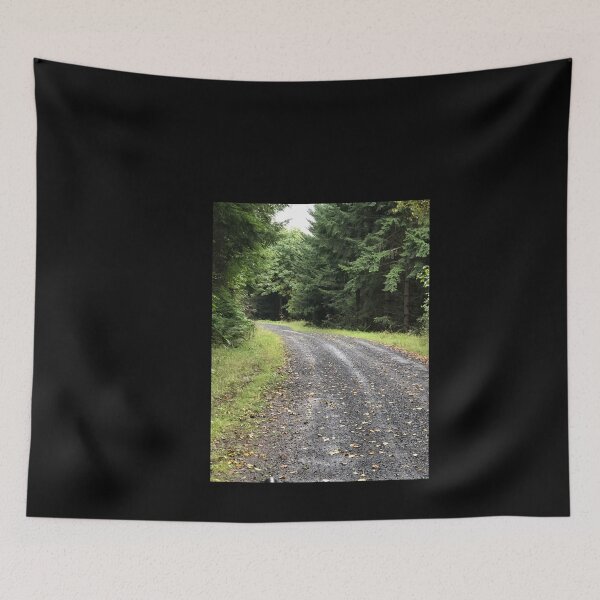 Item preview, Mountain road through the trees designed and sold by Wingo-Designs.