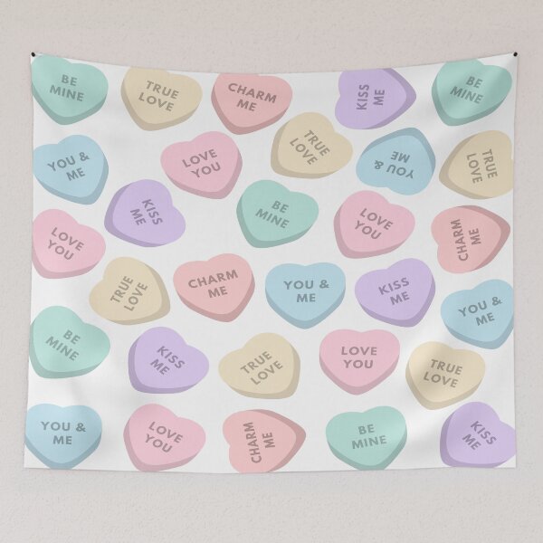 Item preview, Valentines Candy Hearts designed and sold by therighttee1.