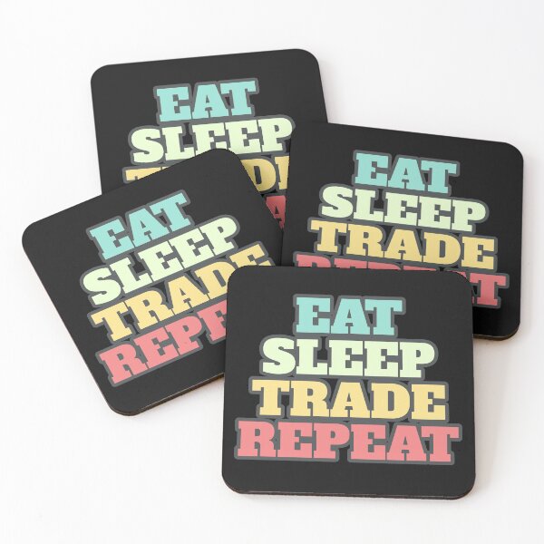 Item preview, Eat Sleep Trade Repeat - Red To Green designed and sold by Chubuter.