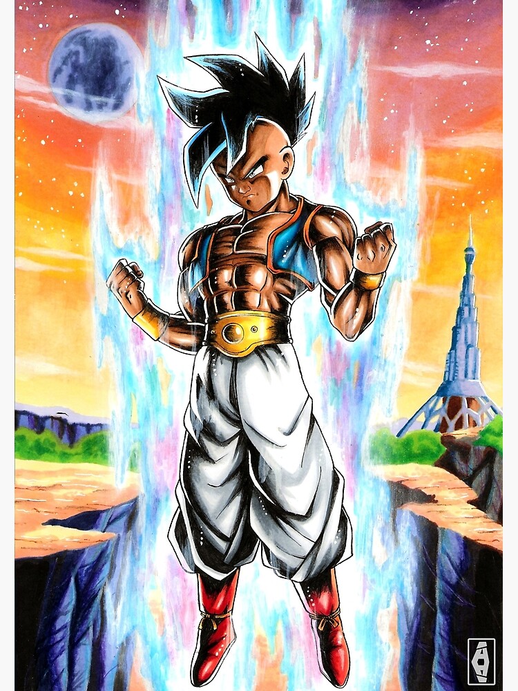 Gogeta ssj4 Greeting Card by Abyllion-art