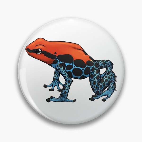 Item preview, Red Backed Poison Dart Frog designed and sold by LizardBeans.