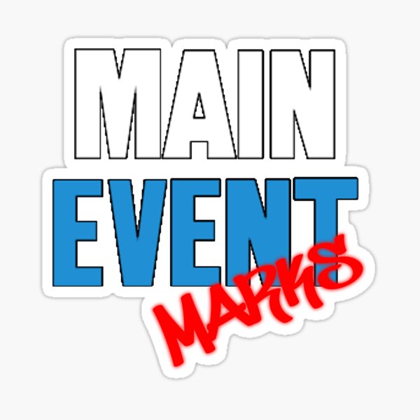 Main Event Marks logo Sticker