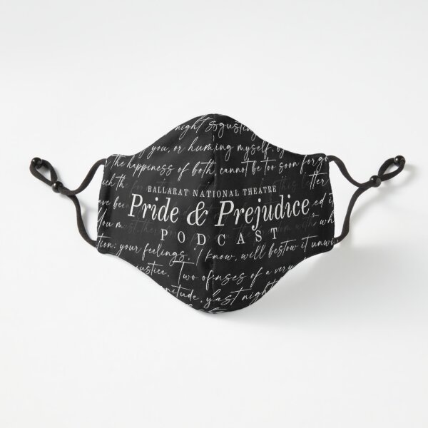 Darcy's Letter Face Mask Pride and Prejudice Fitted 3-Layer