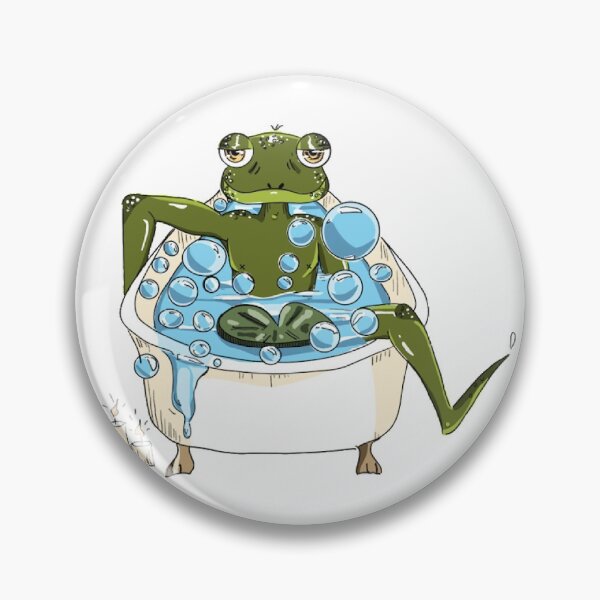 Item preview,  Bath Time with Frog Boy designed and sold by Monica Magee.