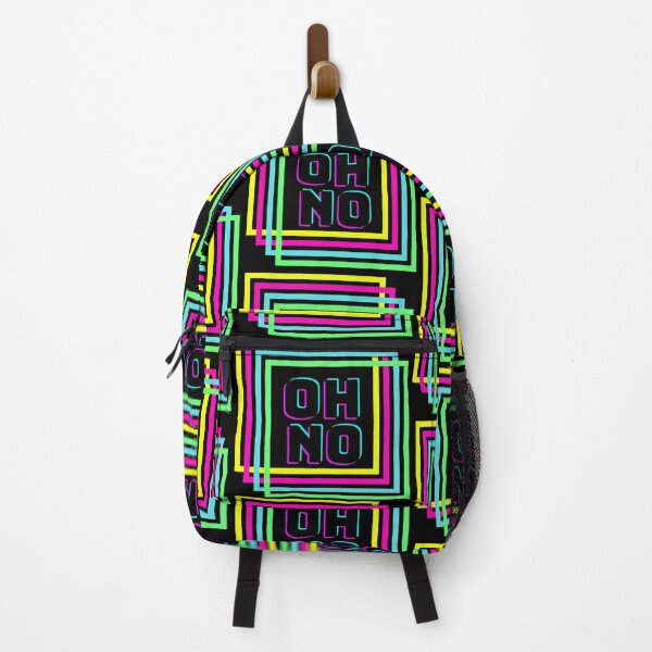 Item preview, Oh No Neon Boxes and Retro Text designed and sold by Punderstandable.