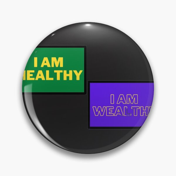 Item preview,  I Am Healthy I Am Wealthy designed and sold by jlicero.