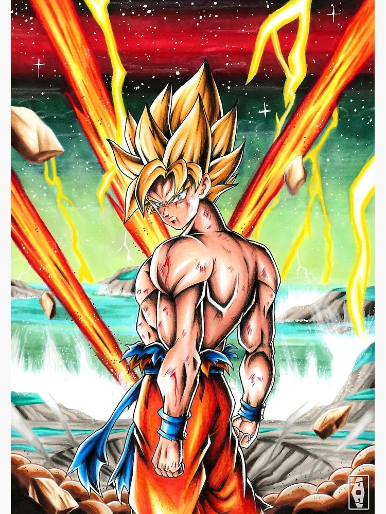 Goku - Super Sayajin Namek Poster by AbdeeFactory