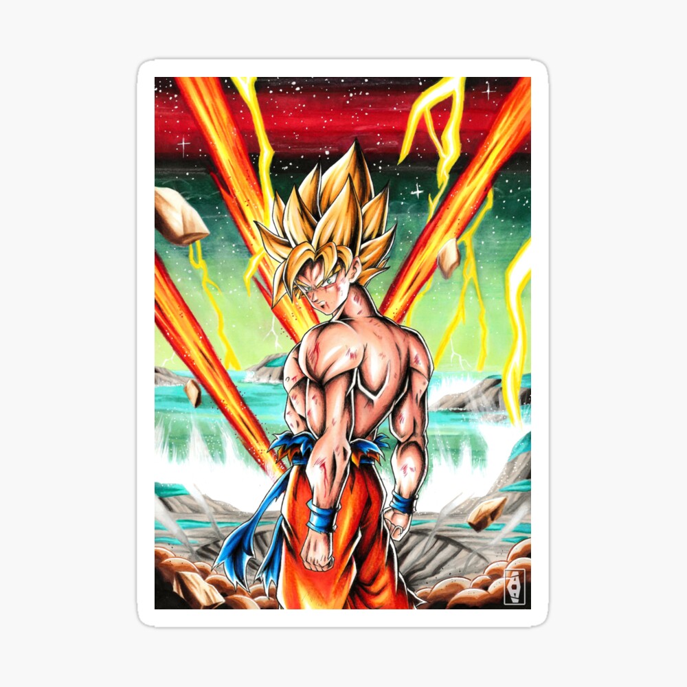 Dragon Ball Goku Ssj God | Poster