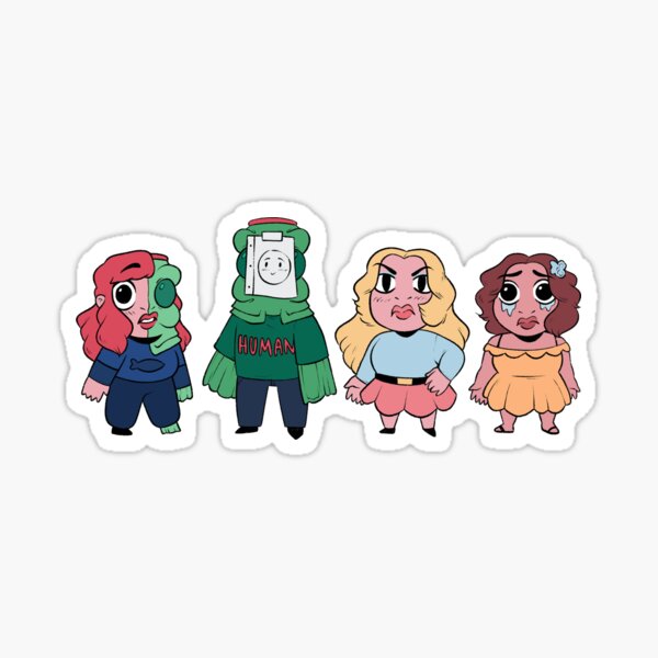 Andy Bass Chibis Sticker