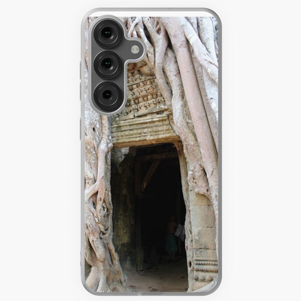 Banyan Doorway in Angkor Samsung Galaxy Soft Case