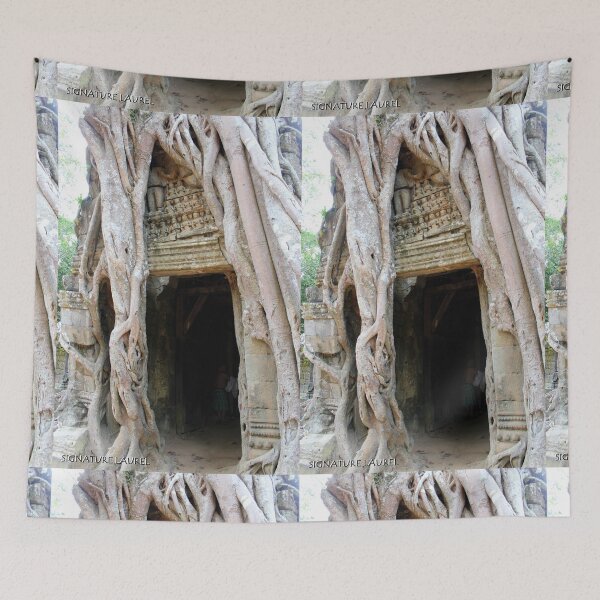 Item preview, Banyan Doorway in Angkor designed and sold by signaturelaurel.
