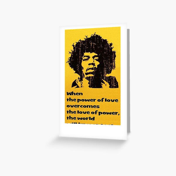 Item preview, Jimi - Power of Love designed and sold by ArtWithHearts11.