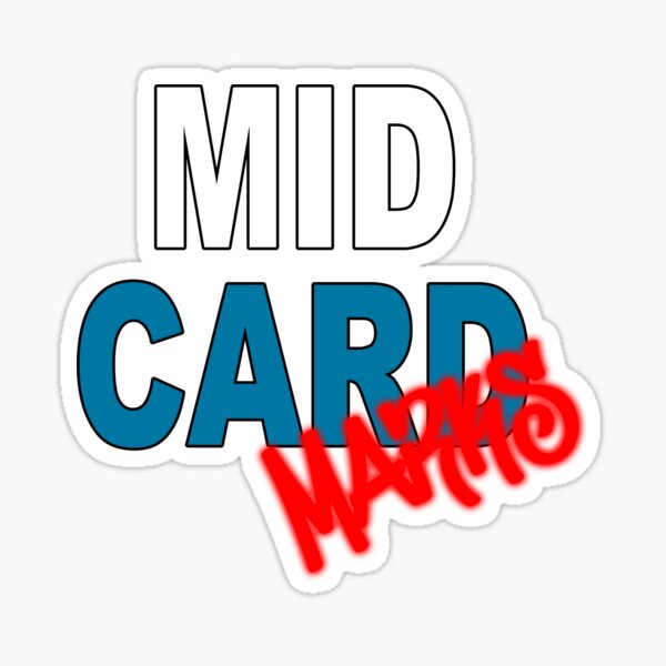 Mid Card Marks Sticker