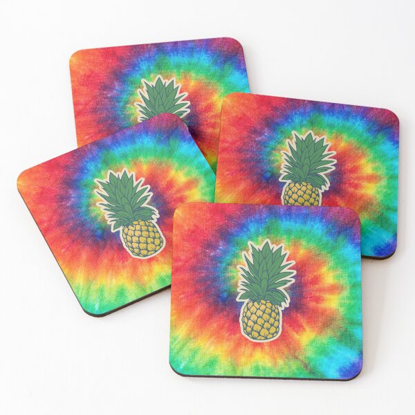 Item preview, Pineapple and tie dye / hyppie ananasso satanasso designed and sold by SpicyCherrys.