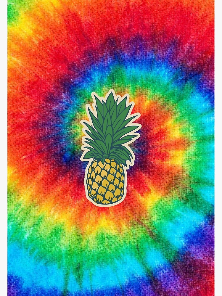 Pineapple tie dye clearance shirt