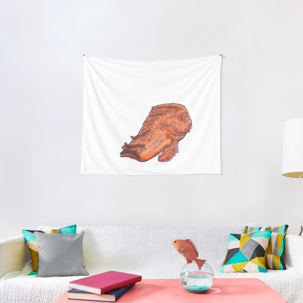 Donald the Red Indian Fish Tapestry
