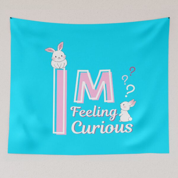 Item preview,  Im Feeling Curious, Rabbit girl designed and sold by artlaila.