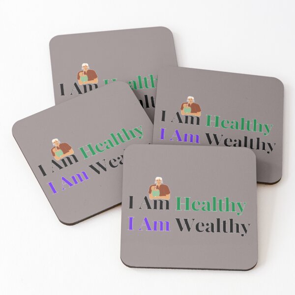 Item preview, I Am Healthy I Am Wealthy designed and sold by jlicero.