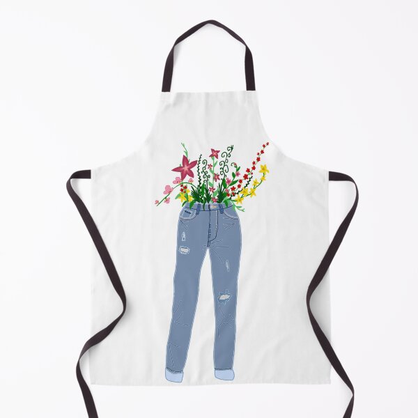 Item preview, Mom Jeans with flowers designed and sold by blejsart.
