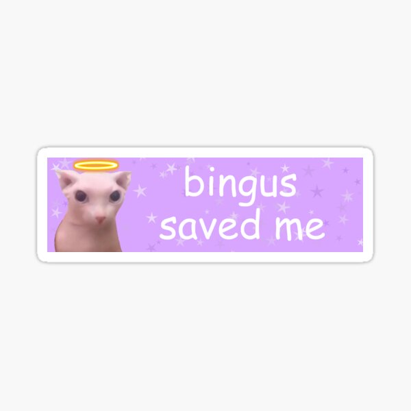 bingus saved me Sticker