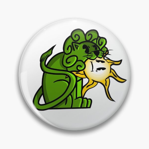 Item preview, Sun and green lion alchemical symbol  designed and sold by Oddzy.