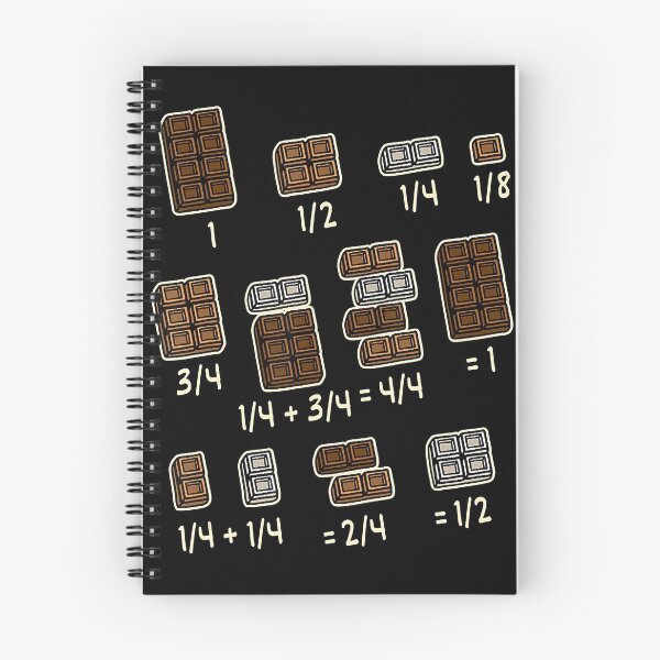 Item preview, Chocolate Quick Maths Fractions Math Teacher designed and sold by leeannoon.