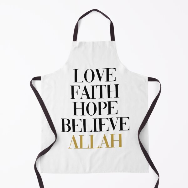 Item preview, Love, Faith, Hope, Believe Allah designed and sold by moslem-pride.
