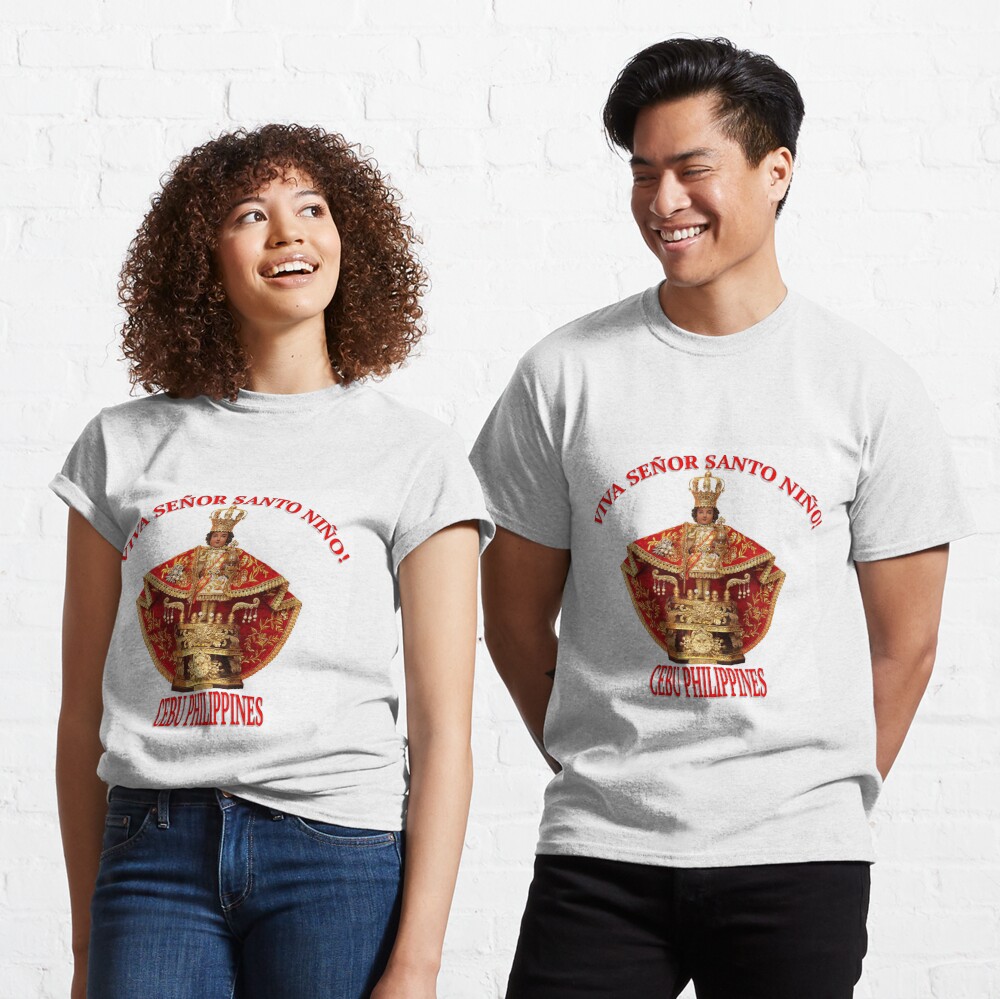 Viva Senor Santo Nino Cebu Philippines T Shirt By Mjdragonfly Redbubble