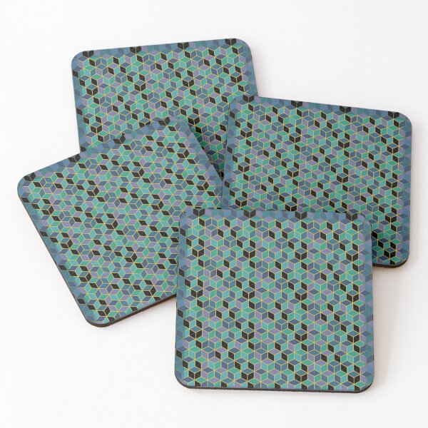Item preview, Magical Cubes - Geometric Abstract designed and sold by vortexatelier.