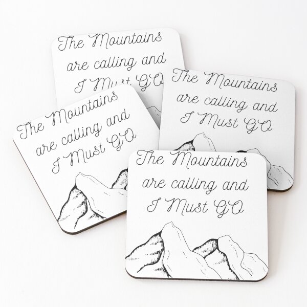 Item preview, The Mountains are Calling and I Must Go  designed and sold by artesiaKT.
