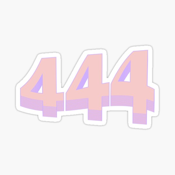 444 Number Merch & Gifts for Sale