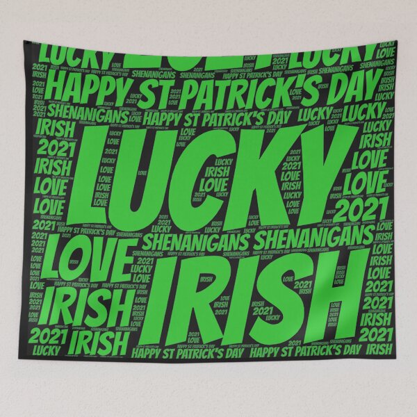 Item preview, Happy St Patricks Day Celebration - St Patricks Day designed and sold by YueHeng Creates ⭐⭐⭐⭐⭐.