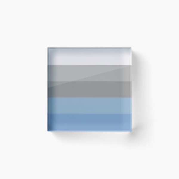 Item preview, Stripe Pastel Blue and Gray Pattern  designed and sold by JienChan26.