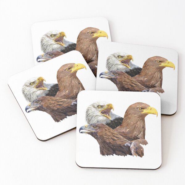Item preview, Golden eagle and eagle designed and sold by obscurite.