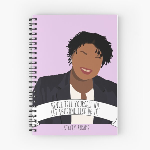 Item preview, Stacey Abrams "Never Tell Yourself No." designed and sold by Abbieroadart.