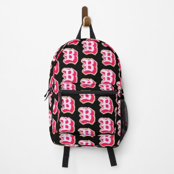 Item preview, The Letter B Letterman B Monogram Gold Glitter NEON Pink Preppy Varsity Letter designed and sold by JadedVintage.