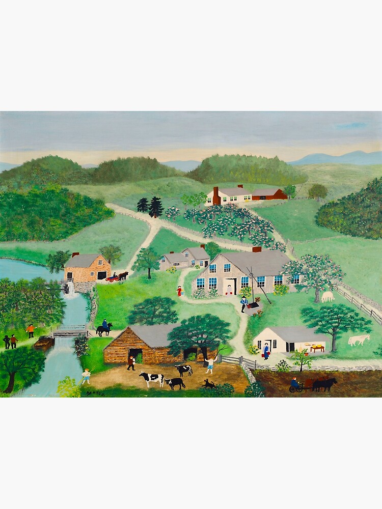 Anna Mary Robertson 'Grandma' Moses The Old Oaken Bucket American Folk ...