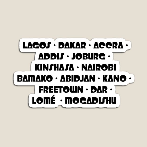 Item preview, African Cities designed and sold by chidofauxreal.