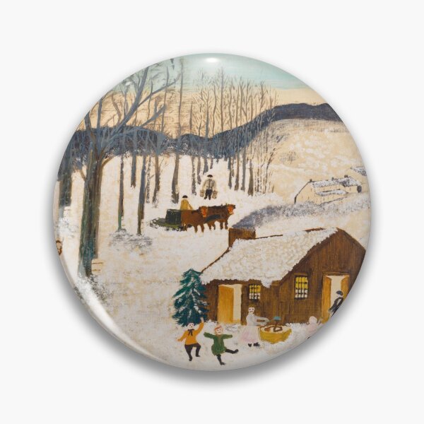 Item preview, Anna Mary Robertson 'Grandma' Moses Sugaring Off American Folk Art designed and sold by Ejaaz.