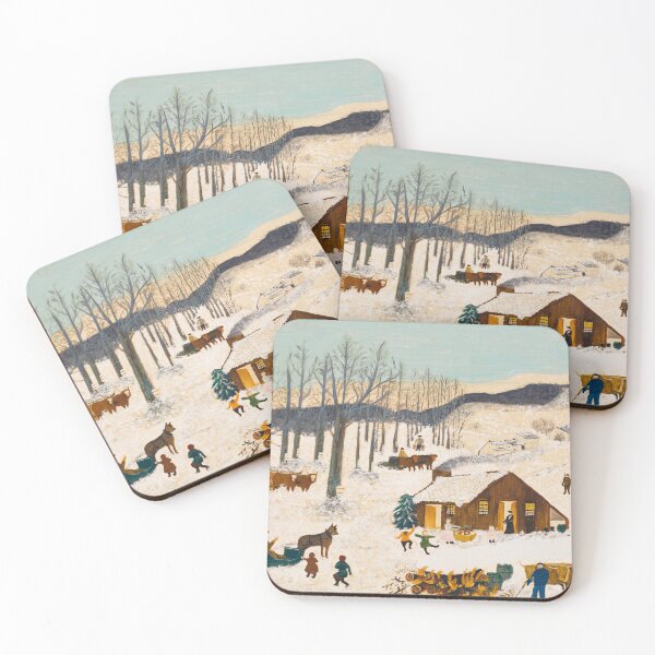 Item preview, Anna Mary Robertson 'Grandma' Moses Sugaring Off American Folk Art designed and sold by Ejaaz.