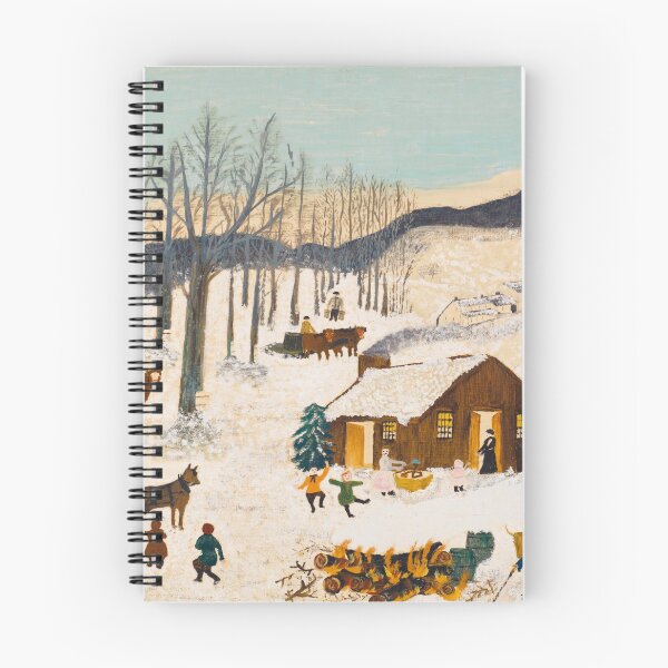 Item preview, Anna Mary Robertson 'Grandma' Moses Sugaring Off American Folk Art designed and sold by Ejaaz.