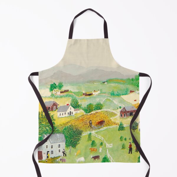 Item preview, Anna Mary Robertson 'Grandma' Moses Mountains American Folk Art designed and sold by Ejaaz.