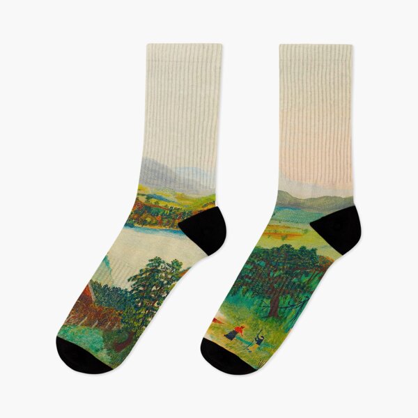 Item preview, Anna Mary Robertson 'Grandma' Moses Upper Cambridge Valley American Folk Art designed and sold by Ejaaz.