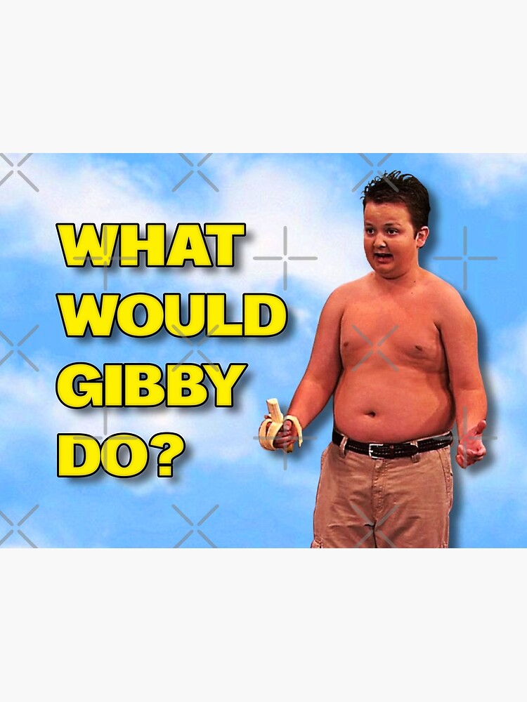 What Would Gibby Do Gibby From Icarly Poster For Sale By Shreya17 Redbubble 4476